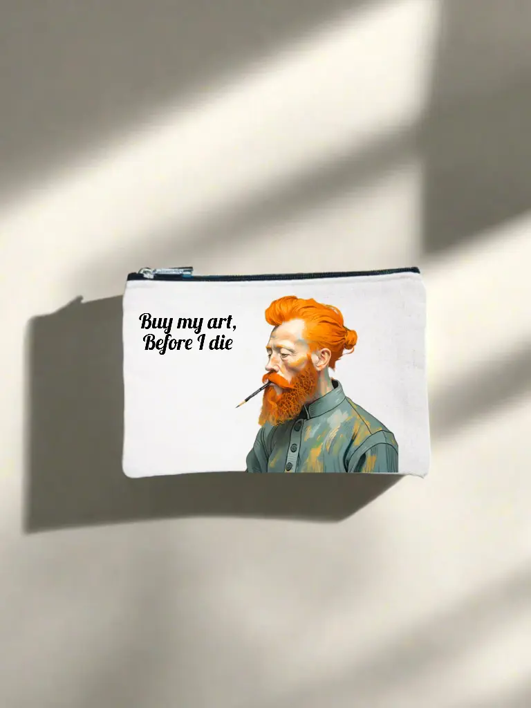  Vincent Van Gogh Canvas Pencil Pouch Bag
